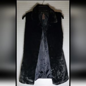 Grass Collection  Flux Fur Long Vest